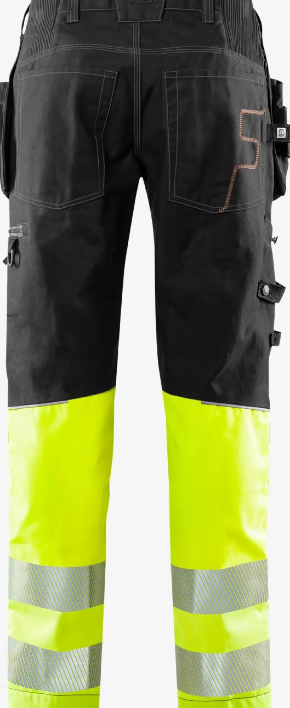 Herren Fristads Arbeitshosen | Warnschutz-Hosen<High Vis Handwerker Stretch-Hose Kl.1 2608 FASG