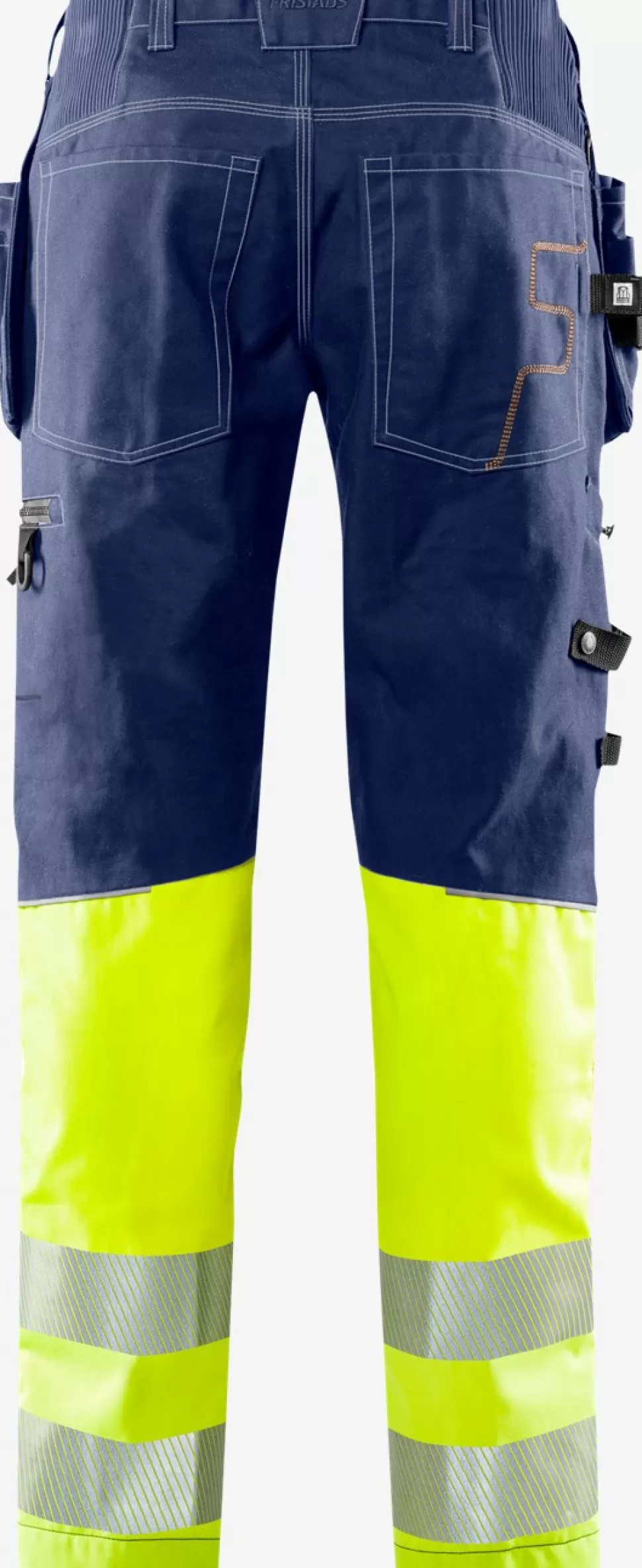 Herren Fristads Arbeitshosen | Warnschutz-Hosen<High Vis Handwerker Stretch-Hose Kl.1 2608 FASG