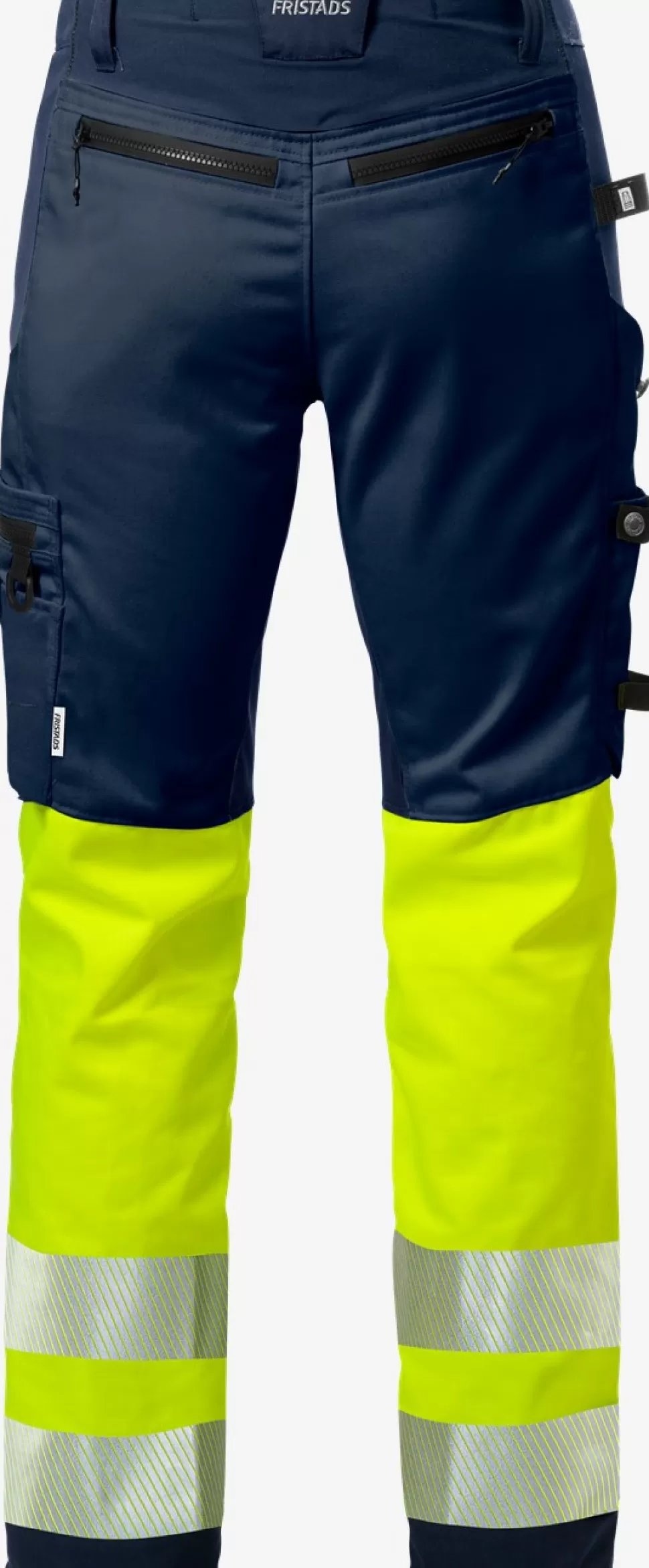 Herren Fristads Arbeitshosen | Warnschutz-Hosen<High Vis Handwerker Stretch-Hose Kl. 1 2706 PLU