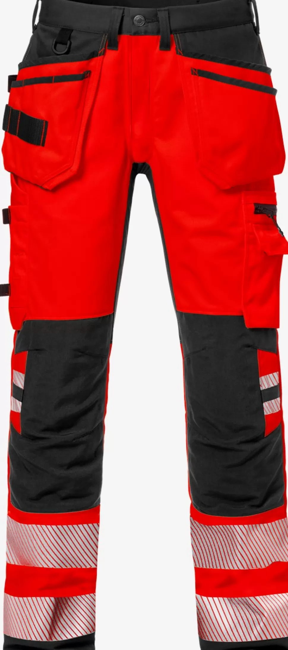 Herren Fristads Arbeitshosen | Warnschutz-Hosen<High Vis Handwerker Stretch-Hose Kl. 2 2707 PLU