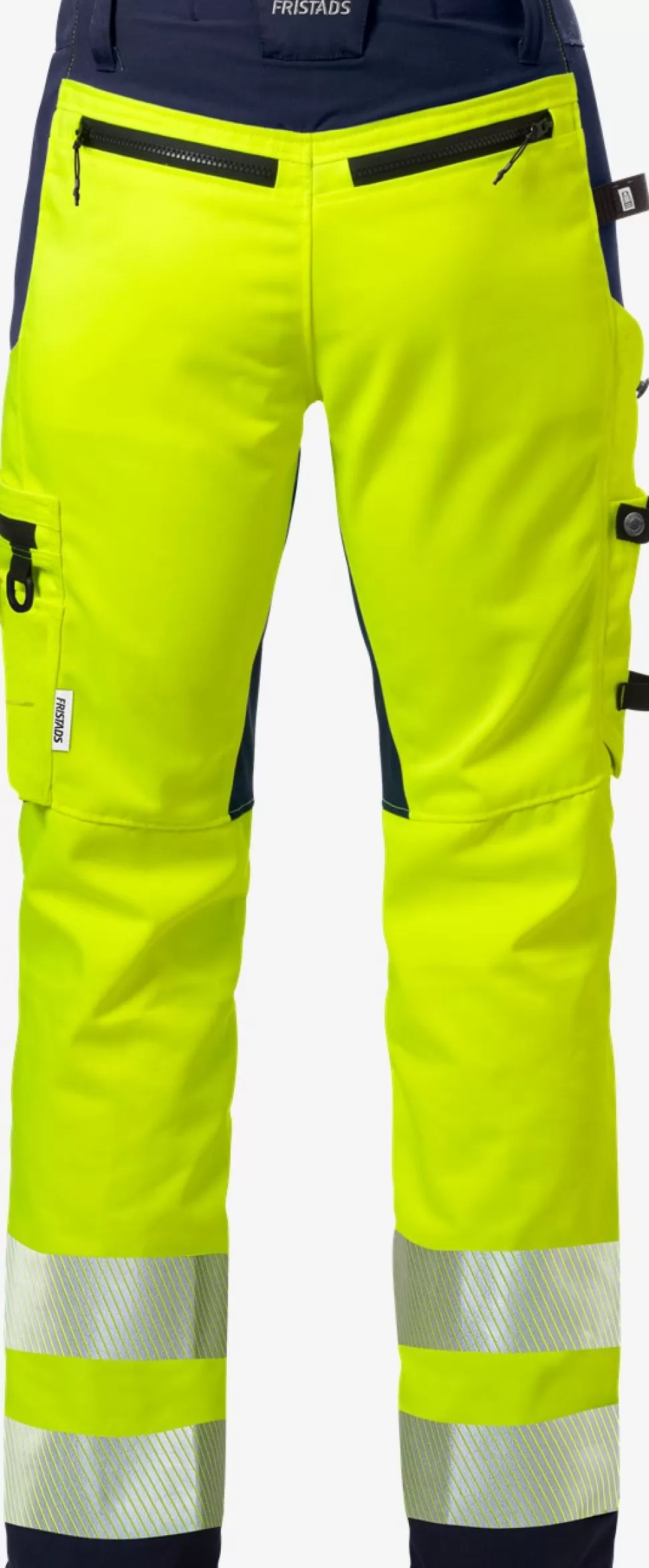 Herren Fristads Arbeitshosen | Warnschutz-Hosen<High Vis Handwerker Stretch-Hose Kl. 2 2707 PLU