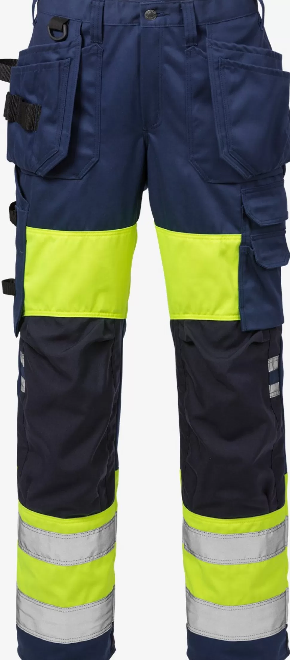 Damen Fristads Arbeitshosen | Warnschutz-Hosen<High Vis Handwerkerhose Damen Kl. 1 2129 PLU