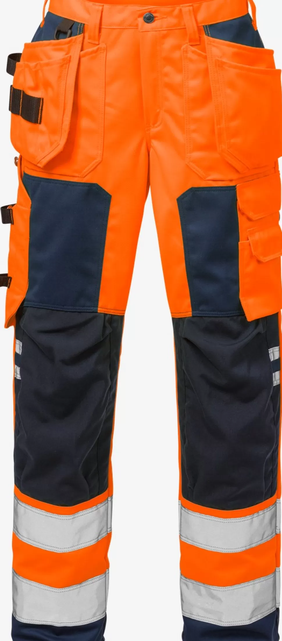 Damen Fristads Arbeitshosen | Warnschutz-Hosen<High Vis Handwerkerhose Damen Kl. 2 2125 PLU