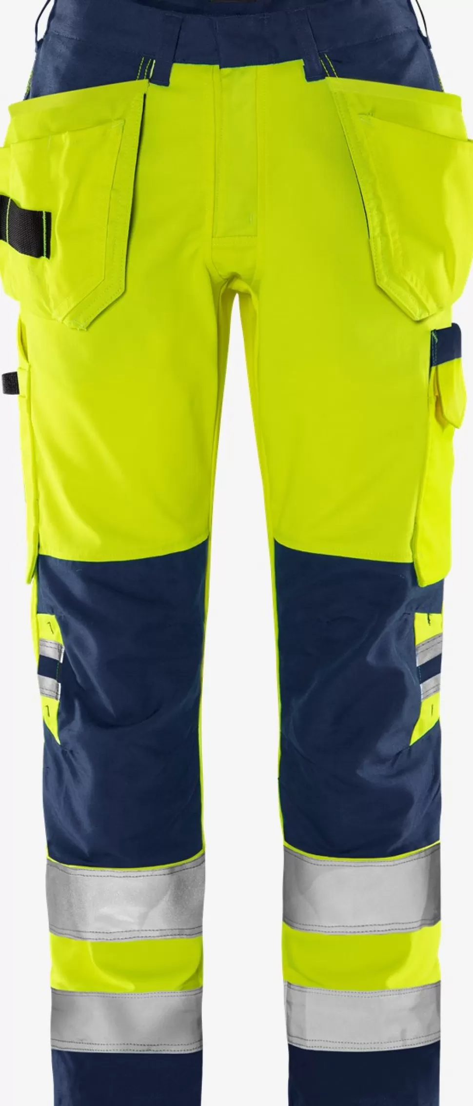 Damen Fristads Arbeitshosen | Warnschutz-Hosen<High Vis Handwerkerhose Damen Kl. 2 2671 GPLU
