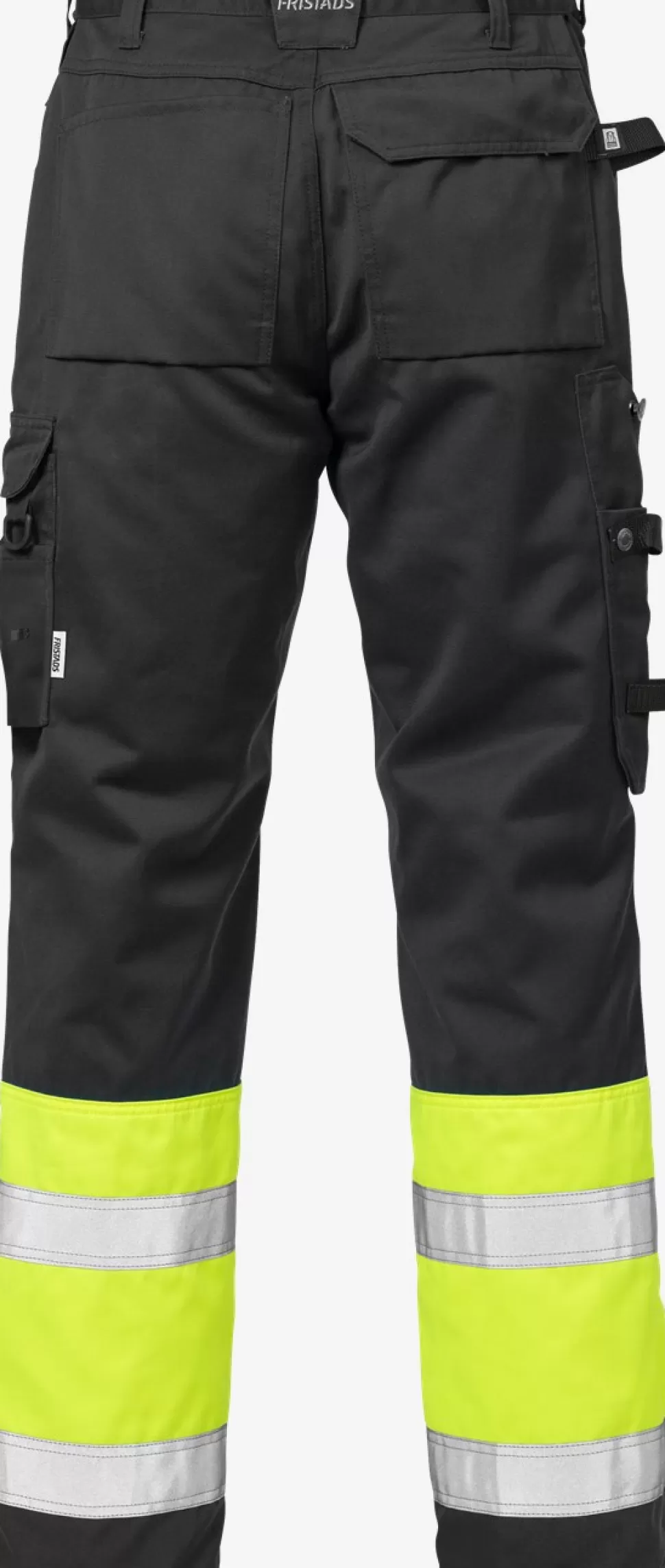 Herren Fristads Arbeitshosen | Warnschutz-Hosen<High Vis Handwerkerhose Kl. 1 2029 PLU