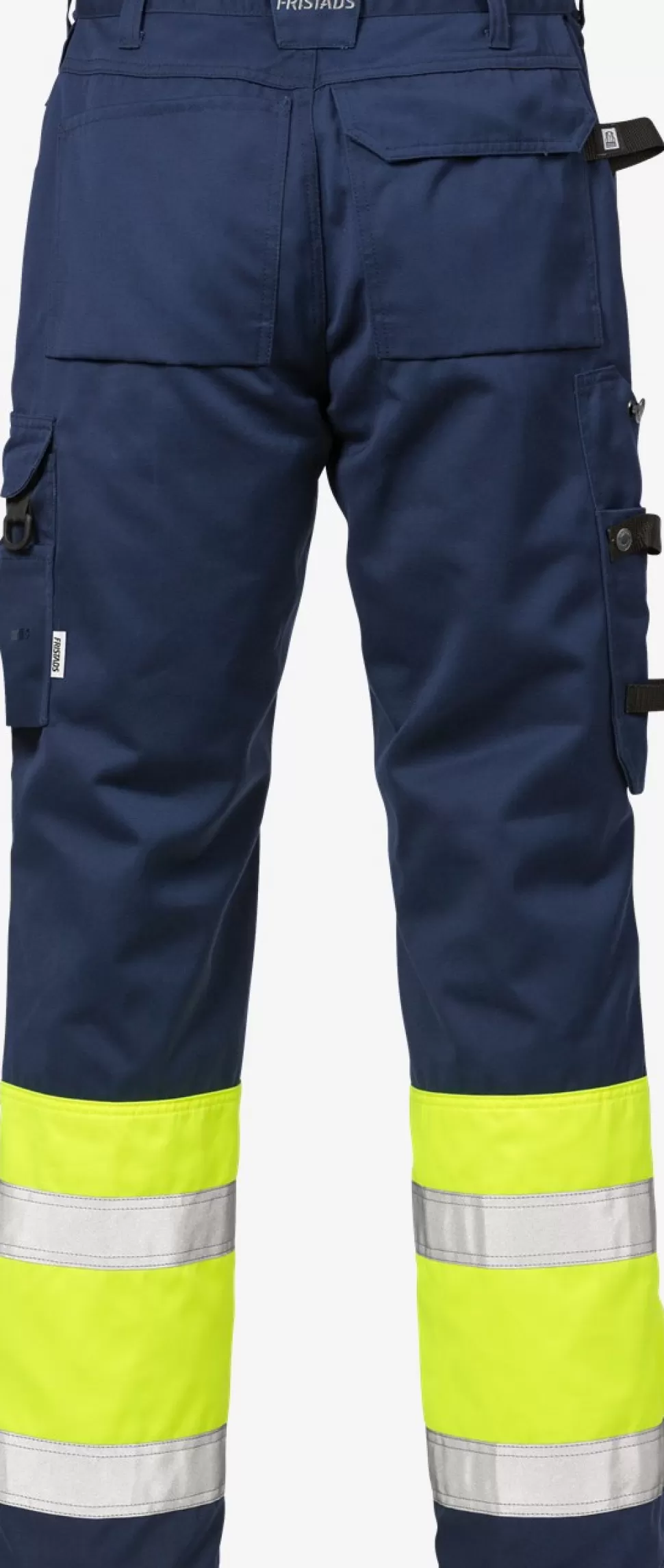 Herren Fristads Arbeitshosen | Warnschutz-Hosen<High Vis Handwerkerhose Kl. 1 2029 PLU