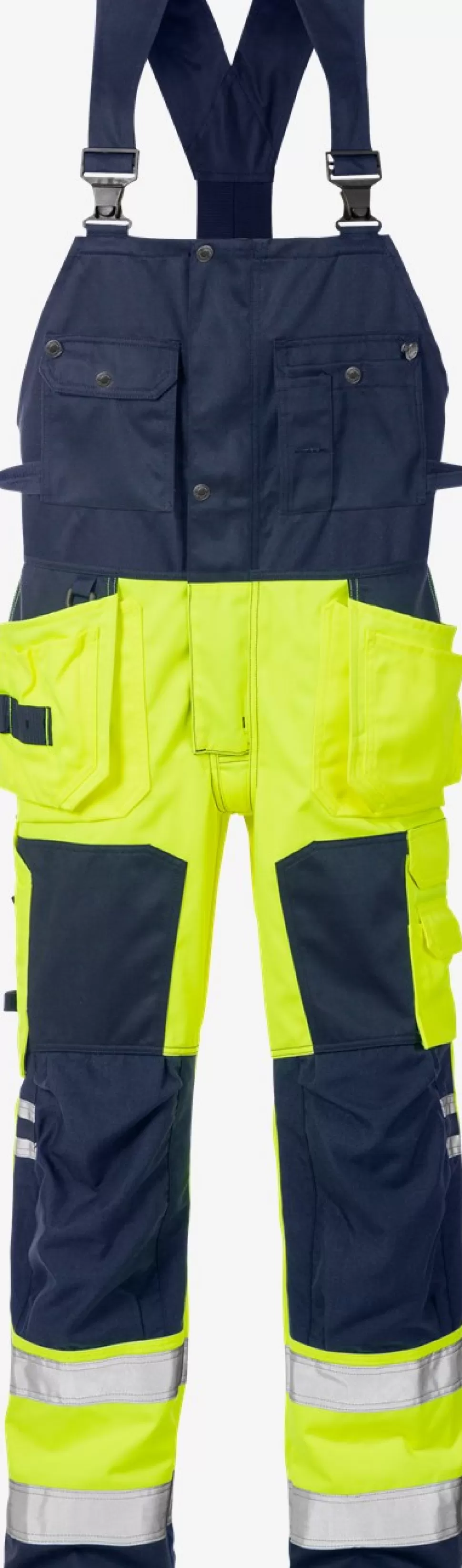 Fristads Arbeitslatzhosen<High Vis Handwerkerlatzhose Kl. 2 1014 PLU