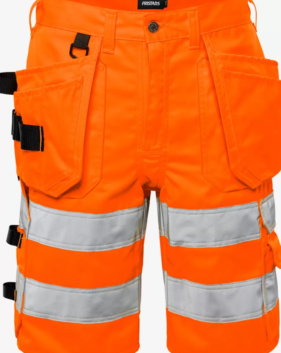 Fristads Arbeitsshorts<High Vis Handwerkershorts Kl. 2 2028 PLU