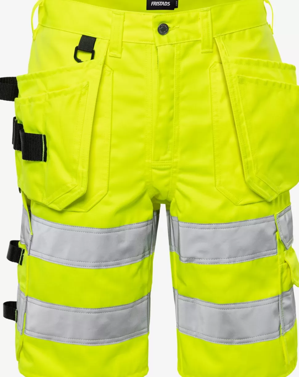 Fristads Arbeitsshorts<High Vis Handwerkershorts Kl. 2 2028 PLU