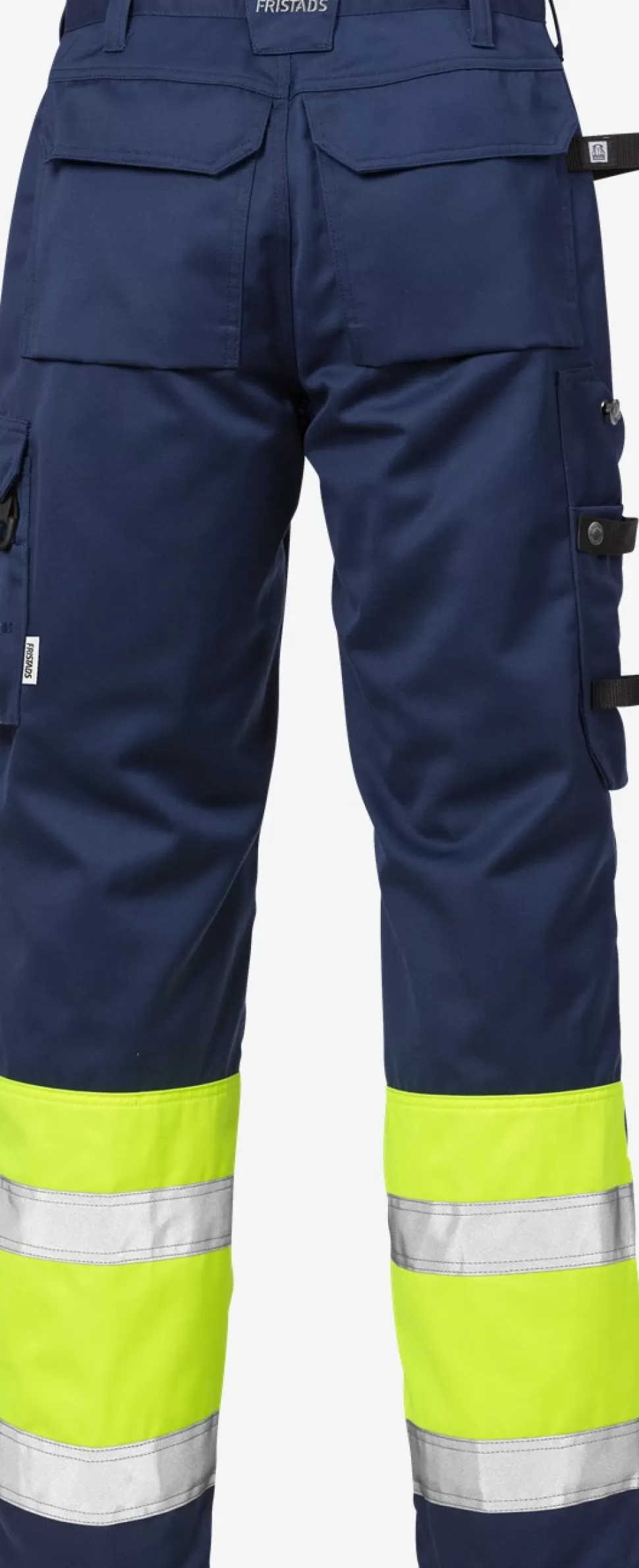 Herren Fristads Arbeitshosen | Warnschutz-Hosen<High Vis Hose Kl. 1 2032 PLU