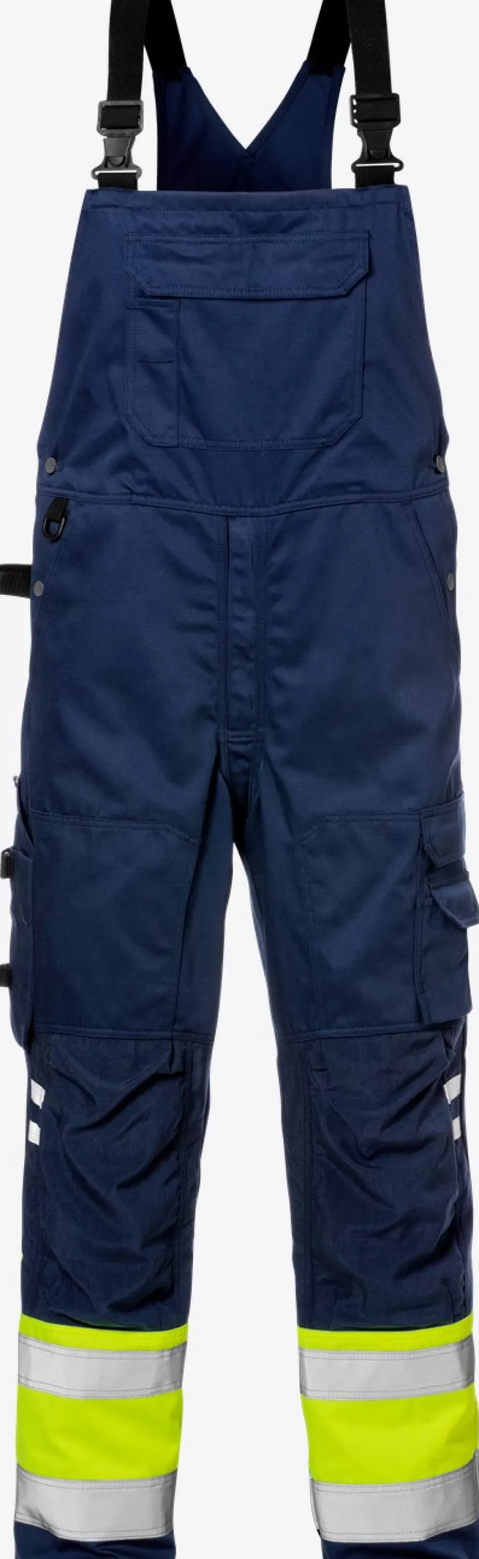 Fristads Arbeitslatzhosen<High Vis Latzhose Kl. 1 1025 PLU