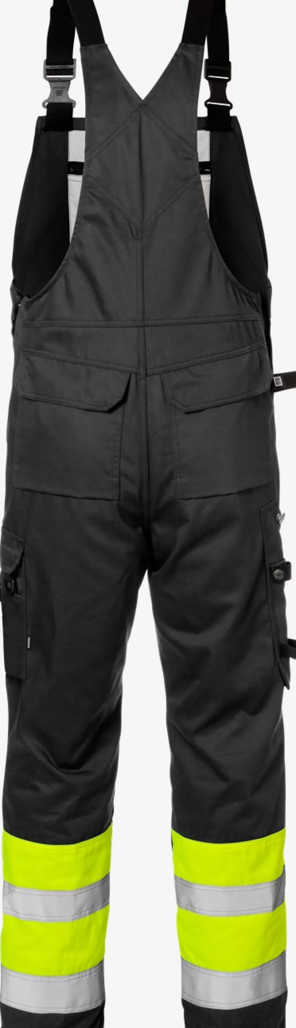 Fristads Arbeitslatzhosen<High Vis Latzhose Kl. 1 1025 PLU
