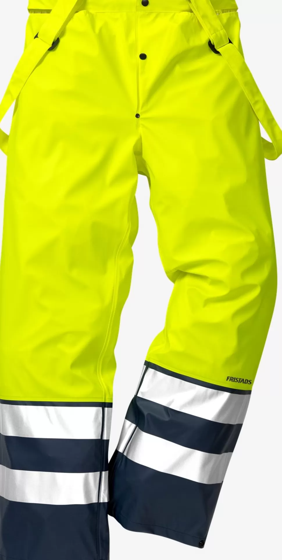 Herren Fristads Arbeitshosen | Warnschutz-Hosen<High Vis Regenhose Kl. 2 2625 RS