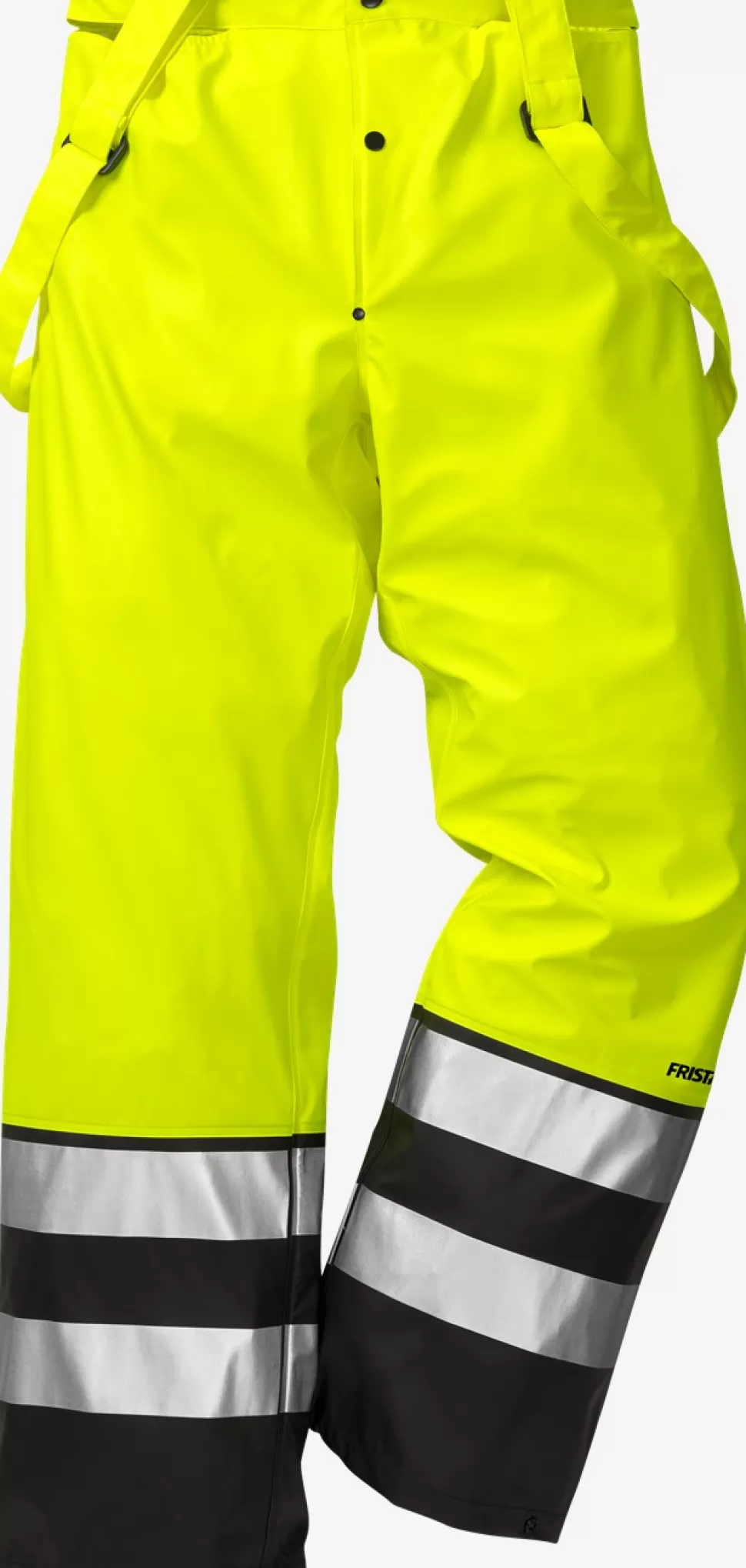 Herren Fristads Arbeitshosen | Warnschutz-Hosen<High Vis Regenhose Kl. 2 2625 RS