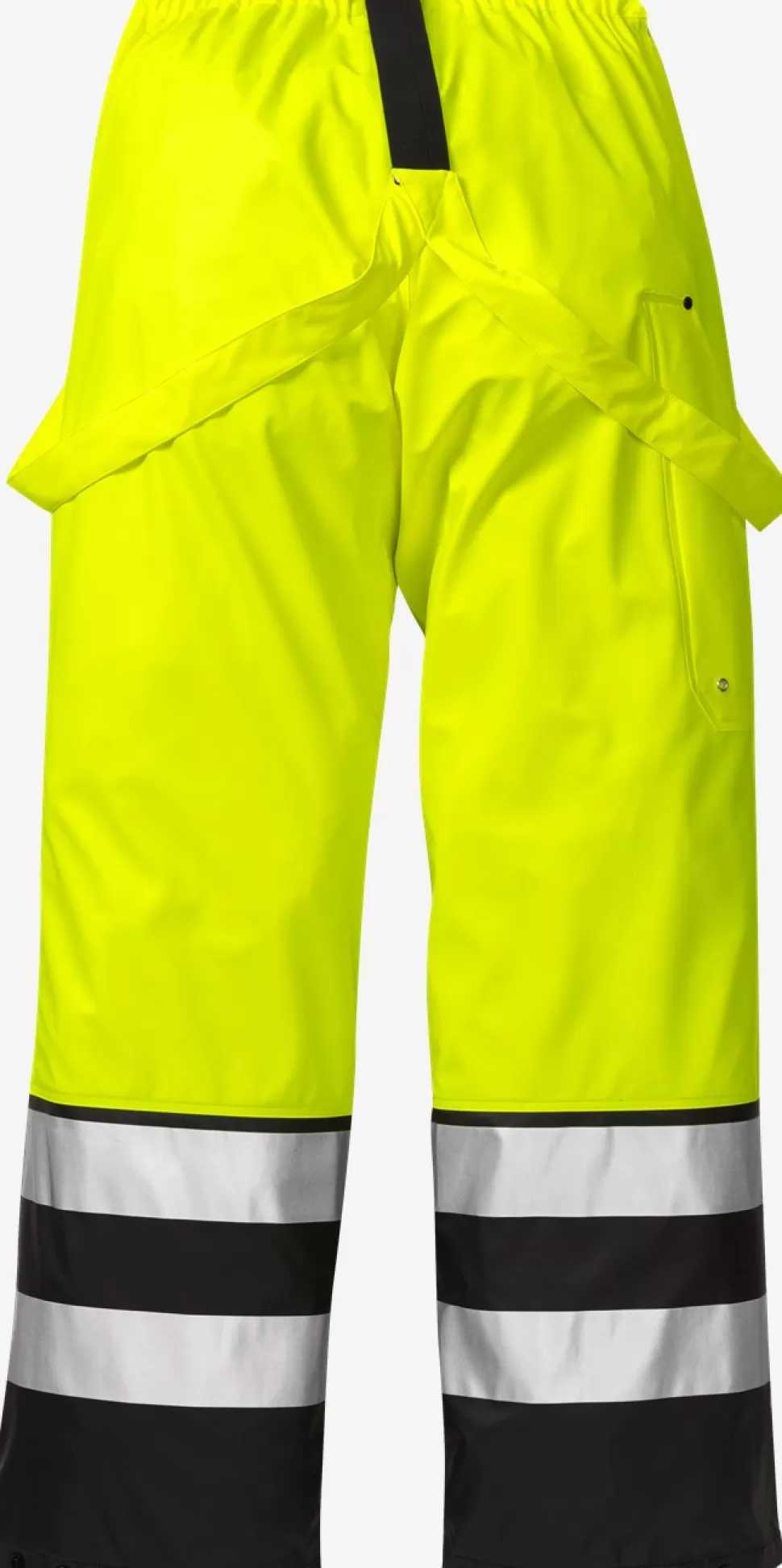 Herren Fristads Arbeitshosen | Warnschutz-Hosen<High Vis Regenhose Kl. 2 2625 RS