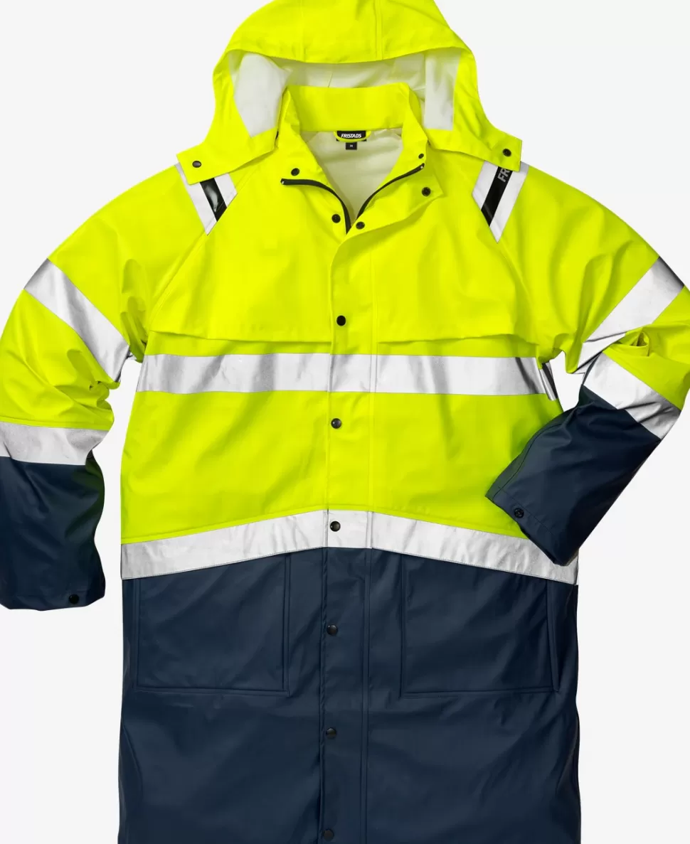 Herren Fristads Arbeitsjacken | Jacken<High Vis Regenmantel Kl. 3 4634 RS