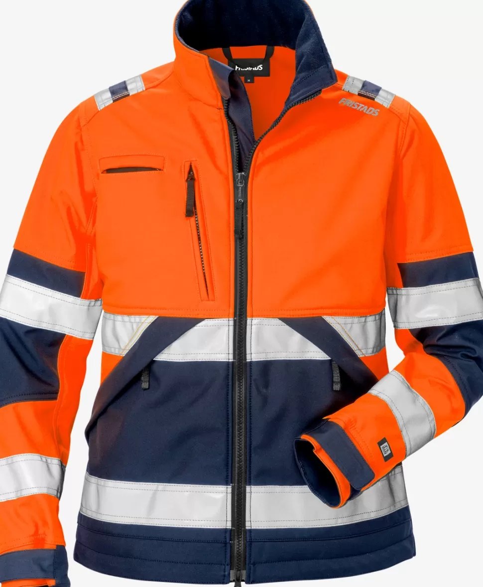Damen Fristads Arbeitsjacken | Jacken<High Vis Softshell-Jacke Damen Kl. 2 4183 WYH