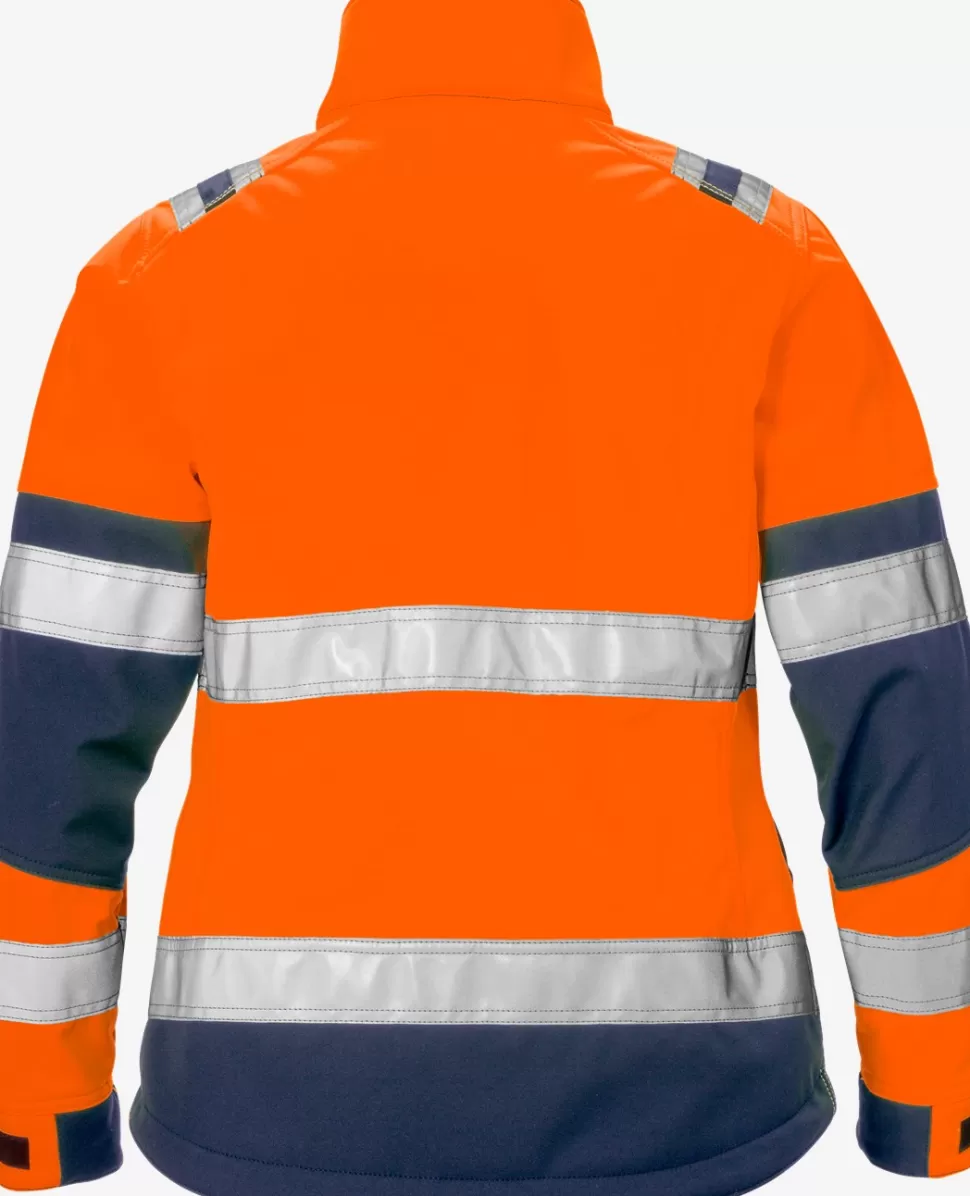 Damen Fristads Arbeitsjacken | Jacken<High Vis Softshell-Jacke Damen Kl. 2 4183 WYH