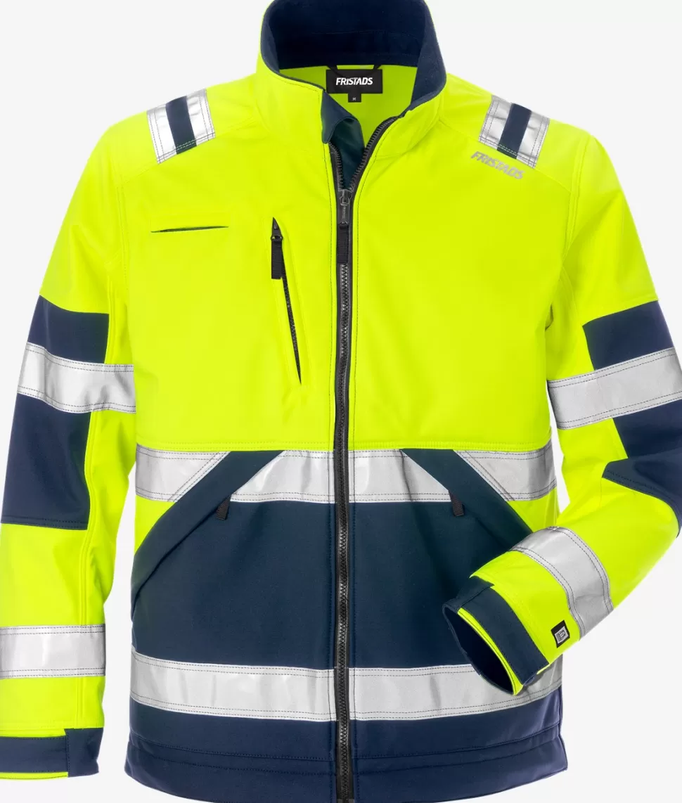 Herren Fristads Arbeitsjacken | Jacken<High Vis Softshell-Jacke Kl. 2 4083 WYH