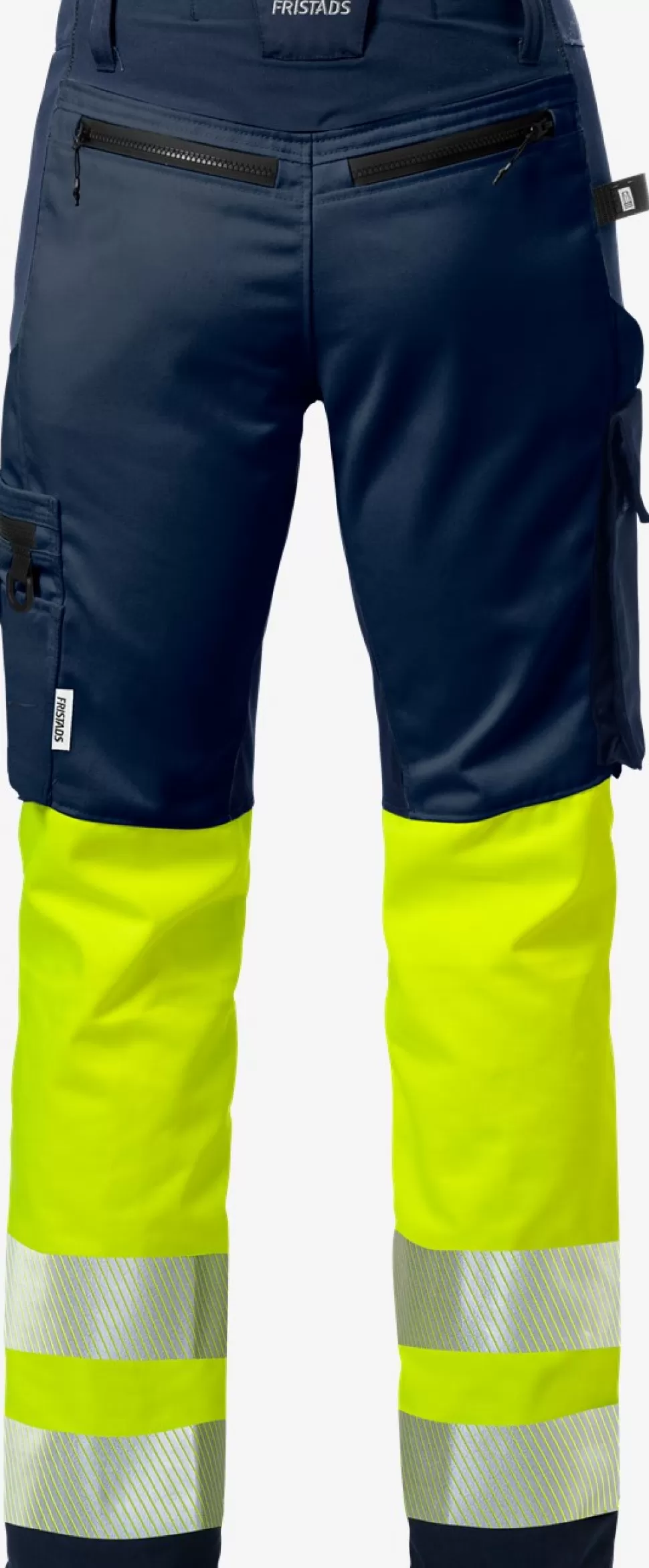 Herren Fristads Arbeitshosen | Warnschutz-Hosen<High Vis Stretch-Hose Kl. 1 2705 PLU