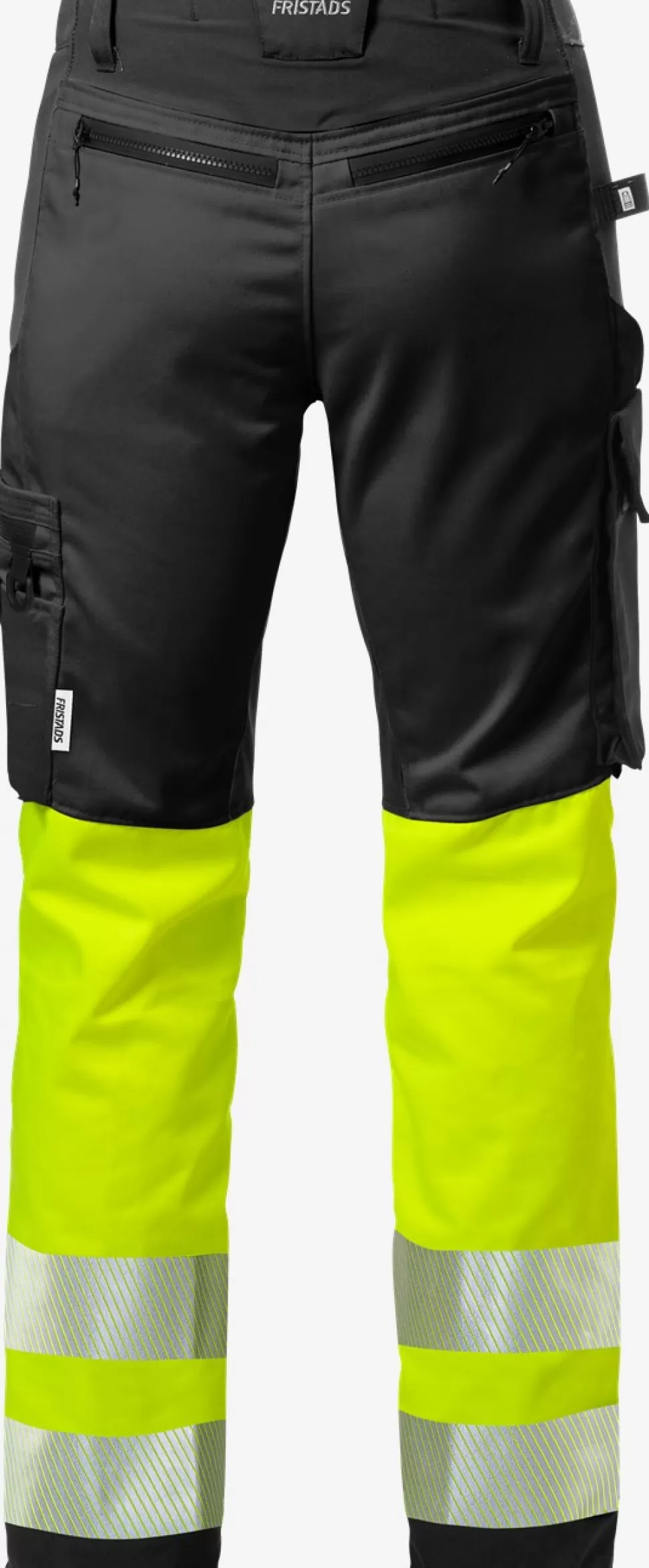 Herren Fristads Arbeitshosen | Warnschutz-Hosen<High Vis Stretch-Hose Kl. 1 2705 PLU