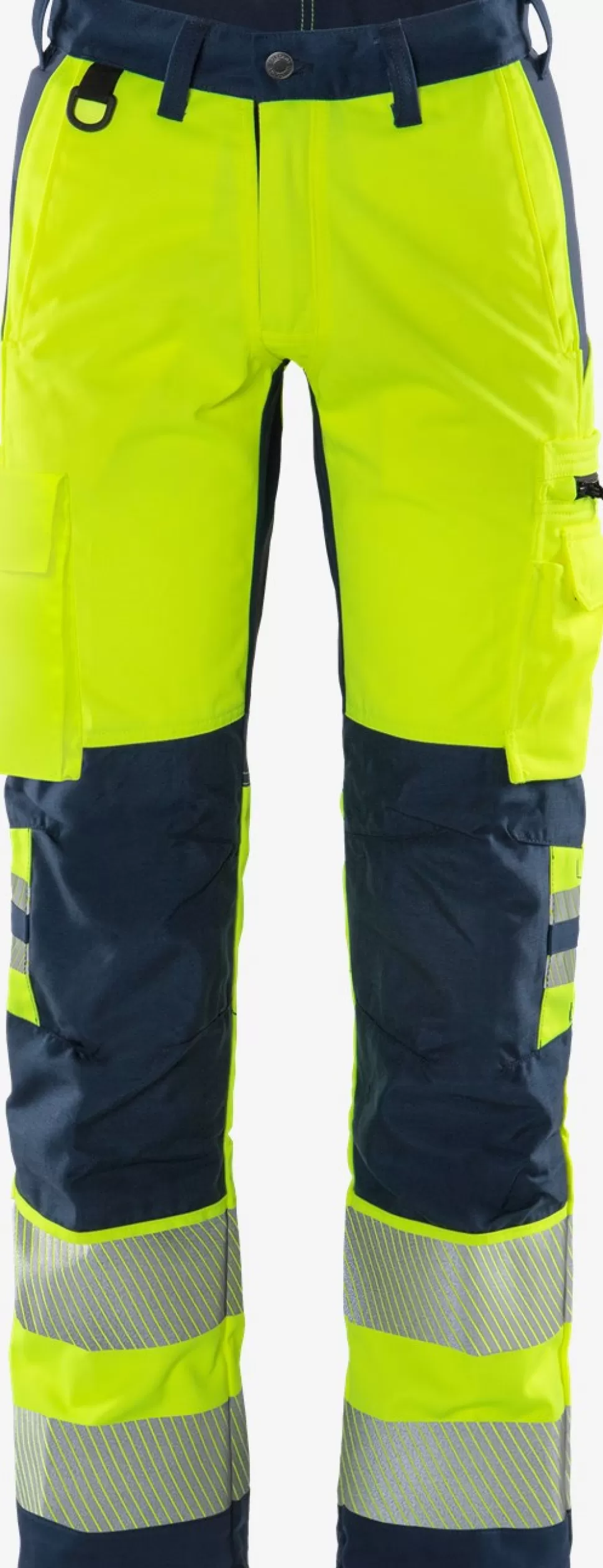 Herren Fristads Arbeitshosen | Warnschutz-Hosen<High Vis Stretch-Hose Kl. 2 2712 PLU