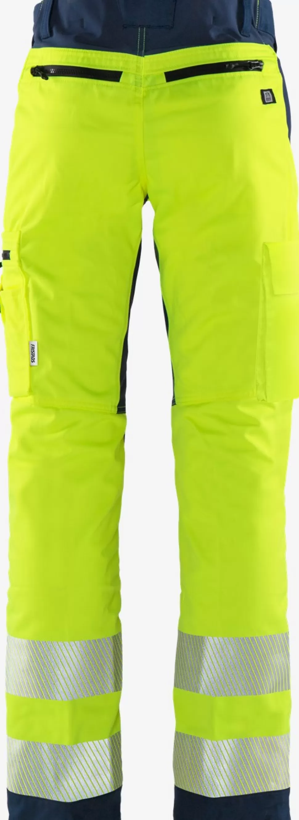 Herren Fristads Arbeitshosen | Warnschutz-Hosen<High Vis Stretch-Hose Kl. 2 2712 PLU