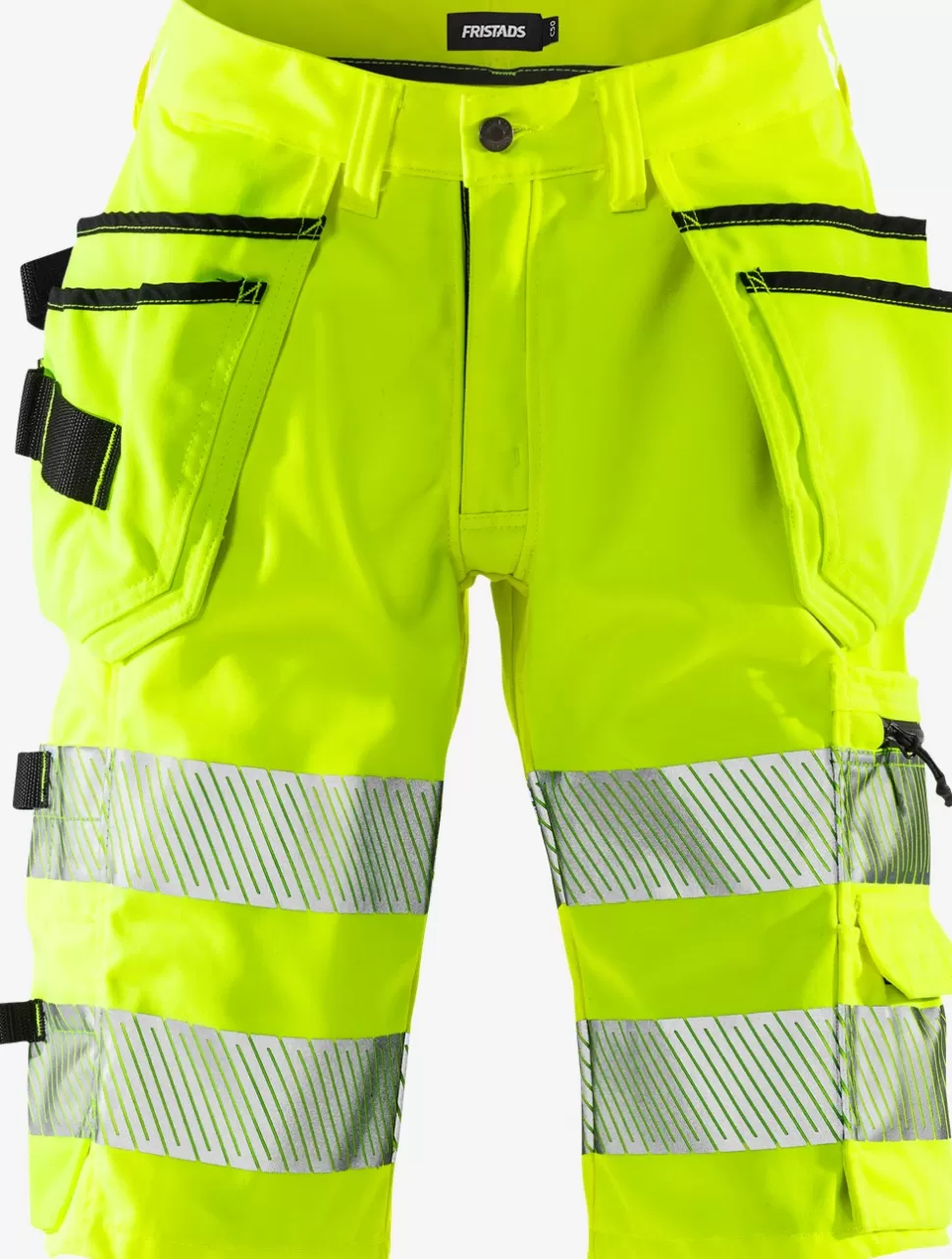 Fristads Arbeitsshorts<High Vis Stretch-Shorts Damen Kl.1 2529 PLU