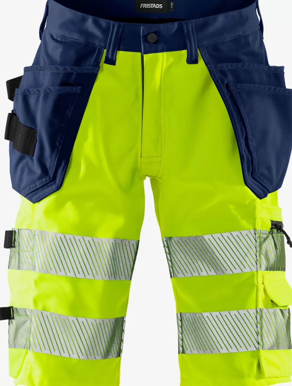 Fristads Arbeitsshorts<High Vis Stretch-Shorts Kl. 1 2509 PLU