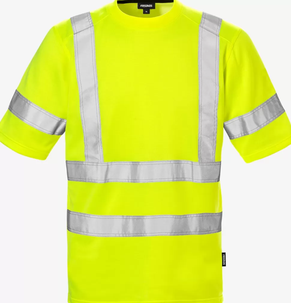 Herren Fristads T-Shirts | T-Shirts<High Vis T-Shirt 7024 Kl. 3 THV