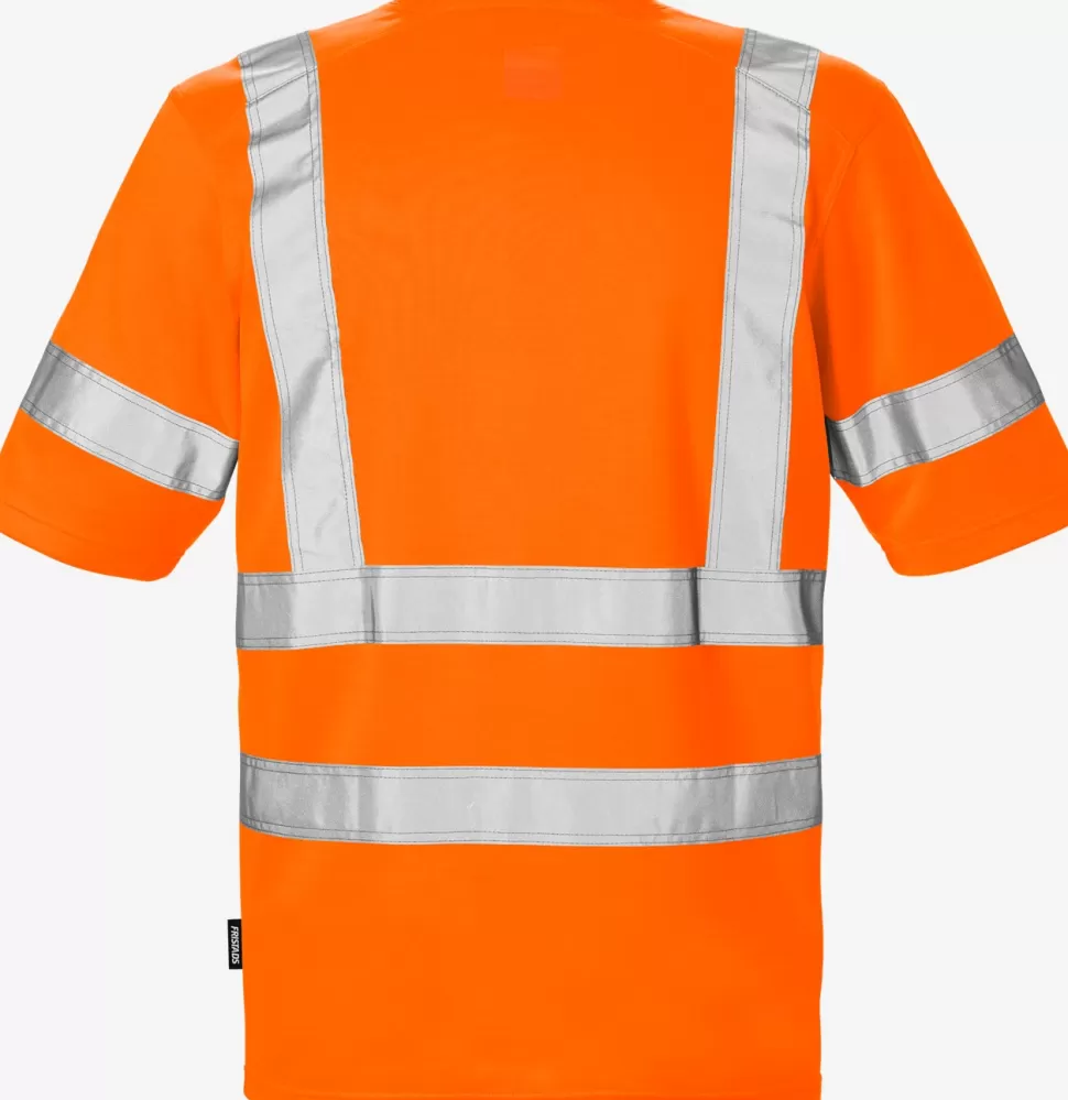 Herren Fristads T-Shirts | T-Shirts<High Vis T-Shirt 7024 Kl. 3 THV