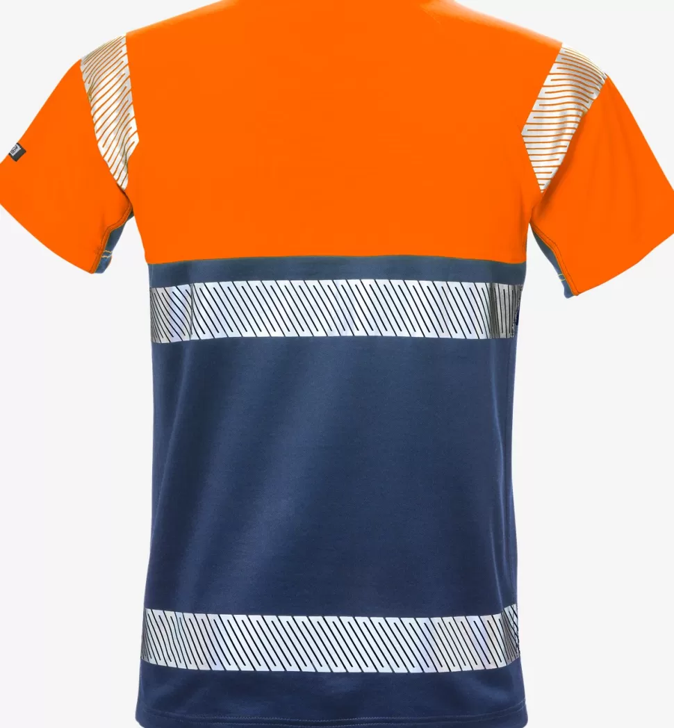 Herren Fristads T-Shirts | T-Shirts<High Vis T-Shirt, Kl. 1 7518 THV