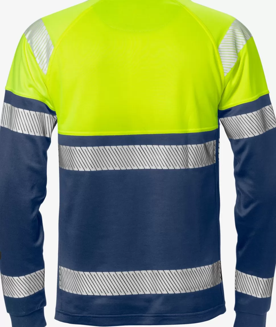 Herren Fristads T-Shirts | T-Shirts<High Vis T-Shirt Langarm Kl. 1 7519 THV