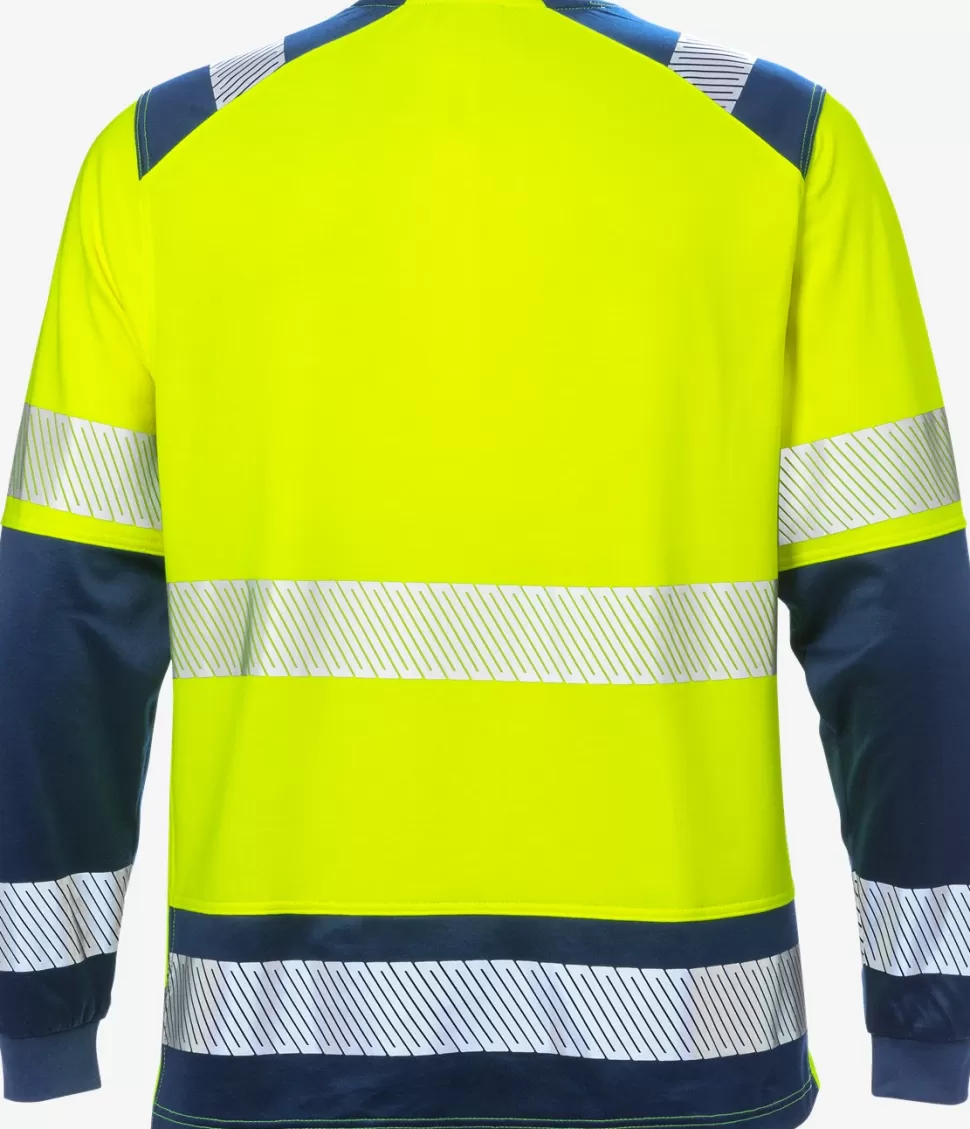 Herren Fristads T-Shirts | T-Shirts<High Vis T-Shirt Langarm, Kl. 2 7457 THV