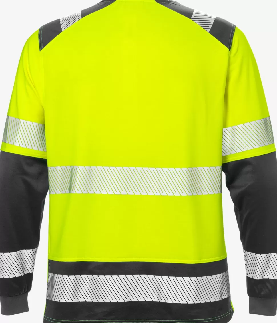 Herren Fristads T-Shirts | T-Shirts<High Vis T-Shirt Langarm, Kl. 2 7457 THV