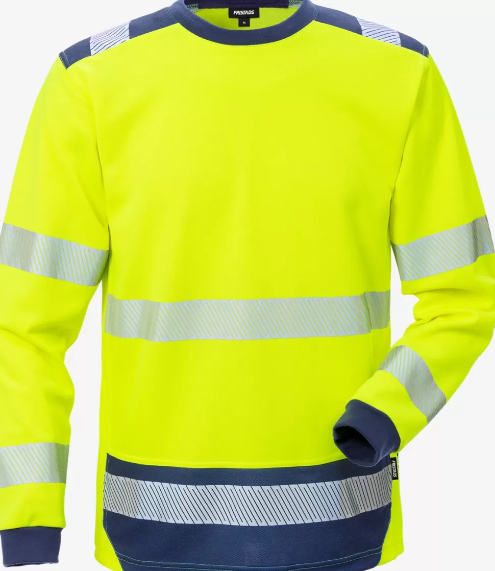 Herren Fristads T-Shirts | T-Shirts<High Vis T-Shirt Langarm KL. 3 7724 THV