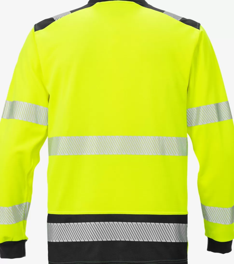 Herren Fristads T-Shirts | T-Shirts<High Vis T-Shirt Langarm KL. 3 7724 THV