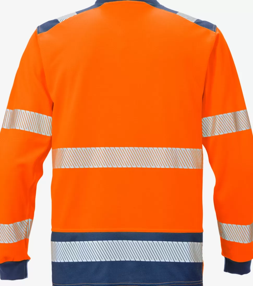 Herren Fristads T-Shirts | T-Shirts<High Vis T-Shirt Langarm KL. 3 7724 THV