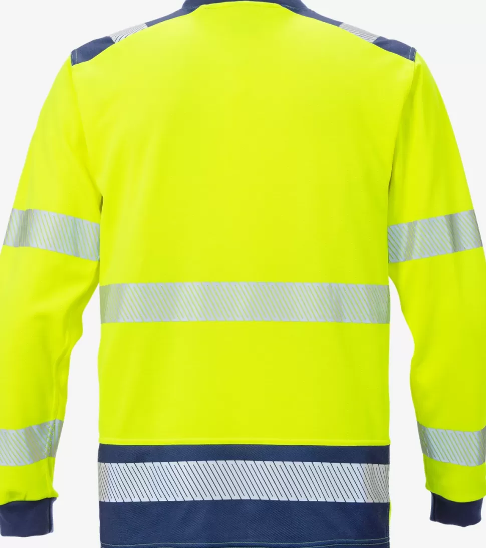 Herren Fristads T-Shirts | T-Shirts<High Vis T-Shirt Langarm KL. 3 7724 THV
