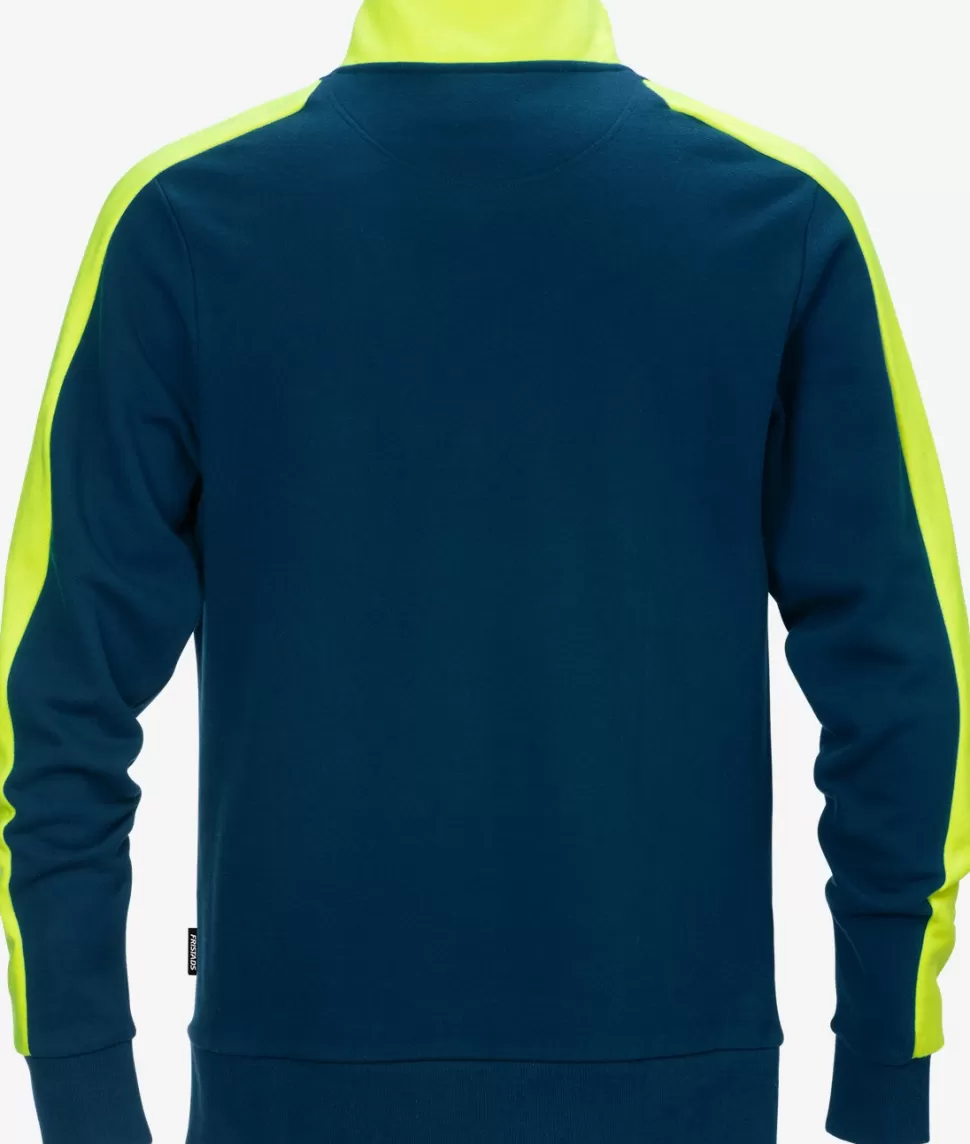 Herren Fristads Sweatshirts | Sweatshirts<Sweatshirt Mit Kurzem Reißverschluss 7449 RTS