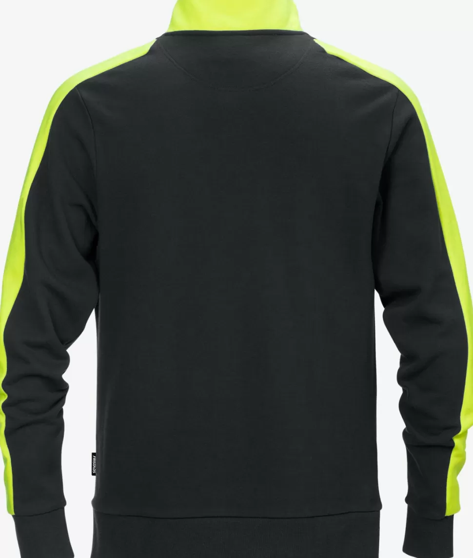 Herren Fristads Sweatshirts | Sweatshirts<Sweatshirt Mit Kurzem Reißverschluss 7449 RTS