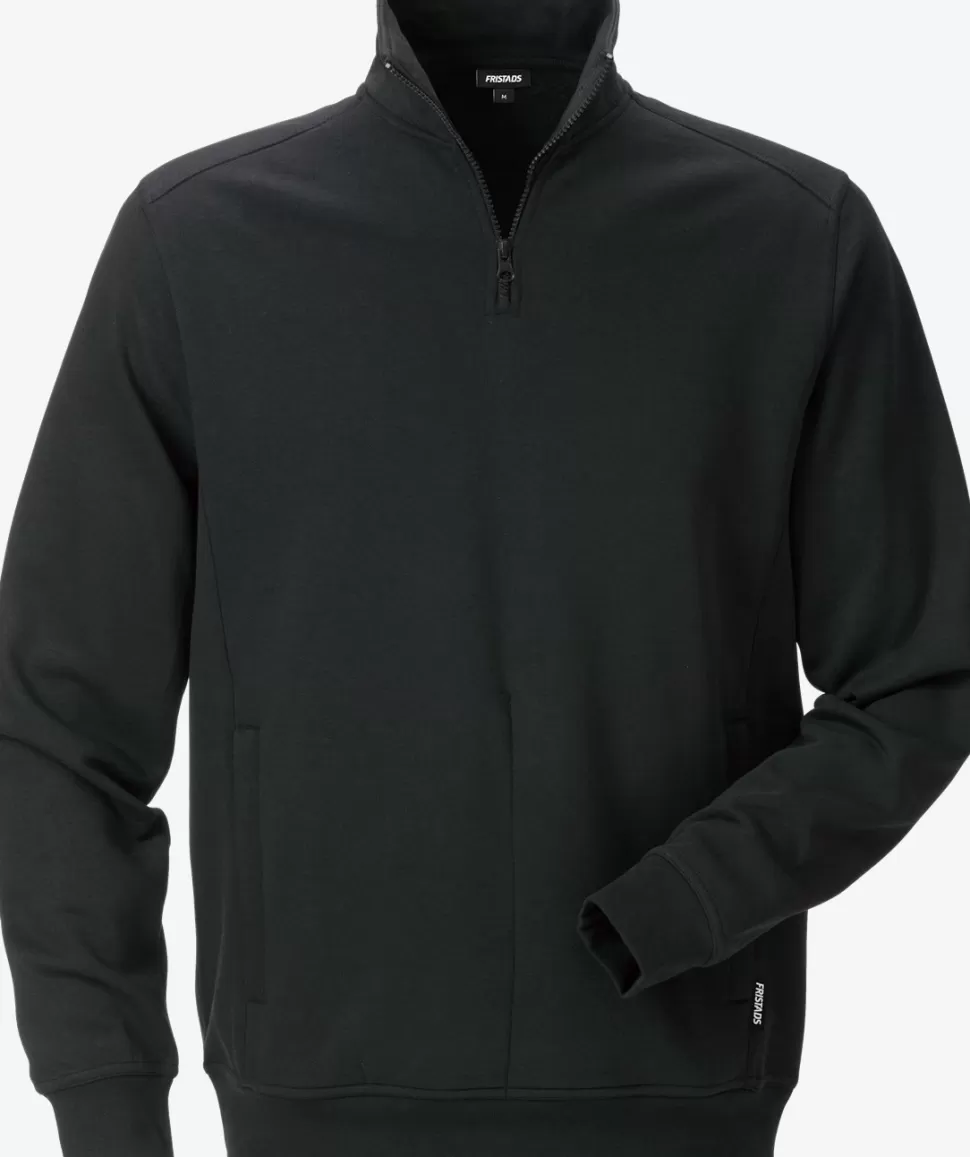 Herren Fristads Sweatshirts | Sweatshirts<Sweatshirt Mit Kurzem Reißverschluss 7607 SM